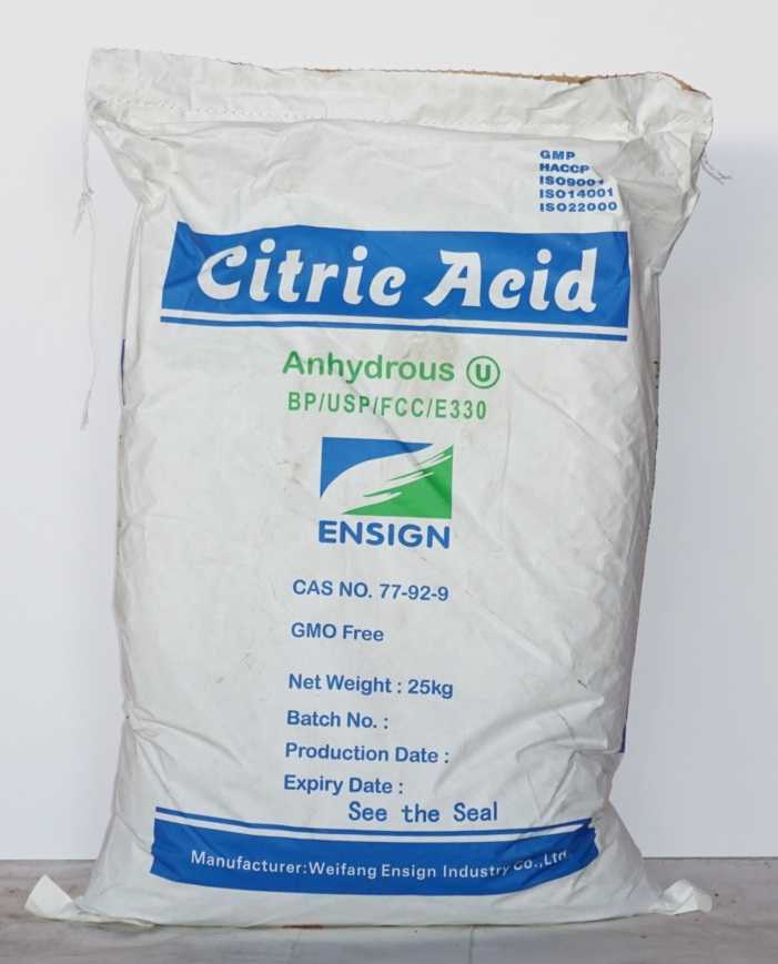 SİTRİK ASİT ANHİDRAT